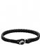 Tommy Hilfiger  Button Leather Bracelet Zwart (TJ2790197S)